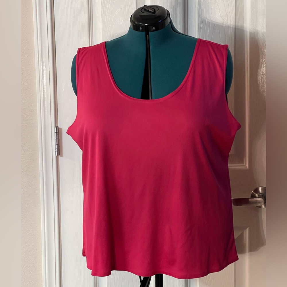 Women’s Plus Size 3X, Pink Tank Top